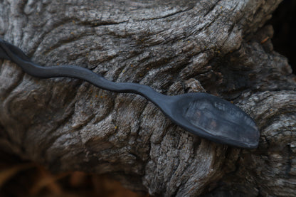 Hagall Leaf Goat Horn Offering Spoon