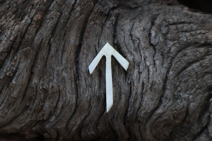 Tiwaz Wolf Bone Talisman