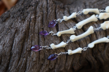 Fluid Bobcat Paw Articulation with Amethyst “Claws”