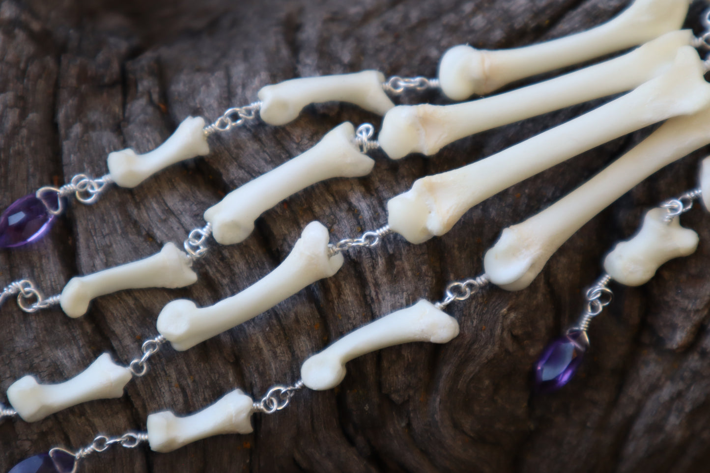 Fluid Bobcat Paw Articulation with Amethyst “Claws”