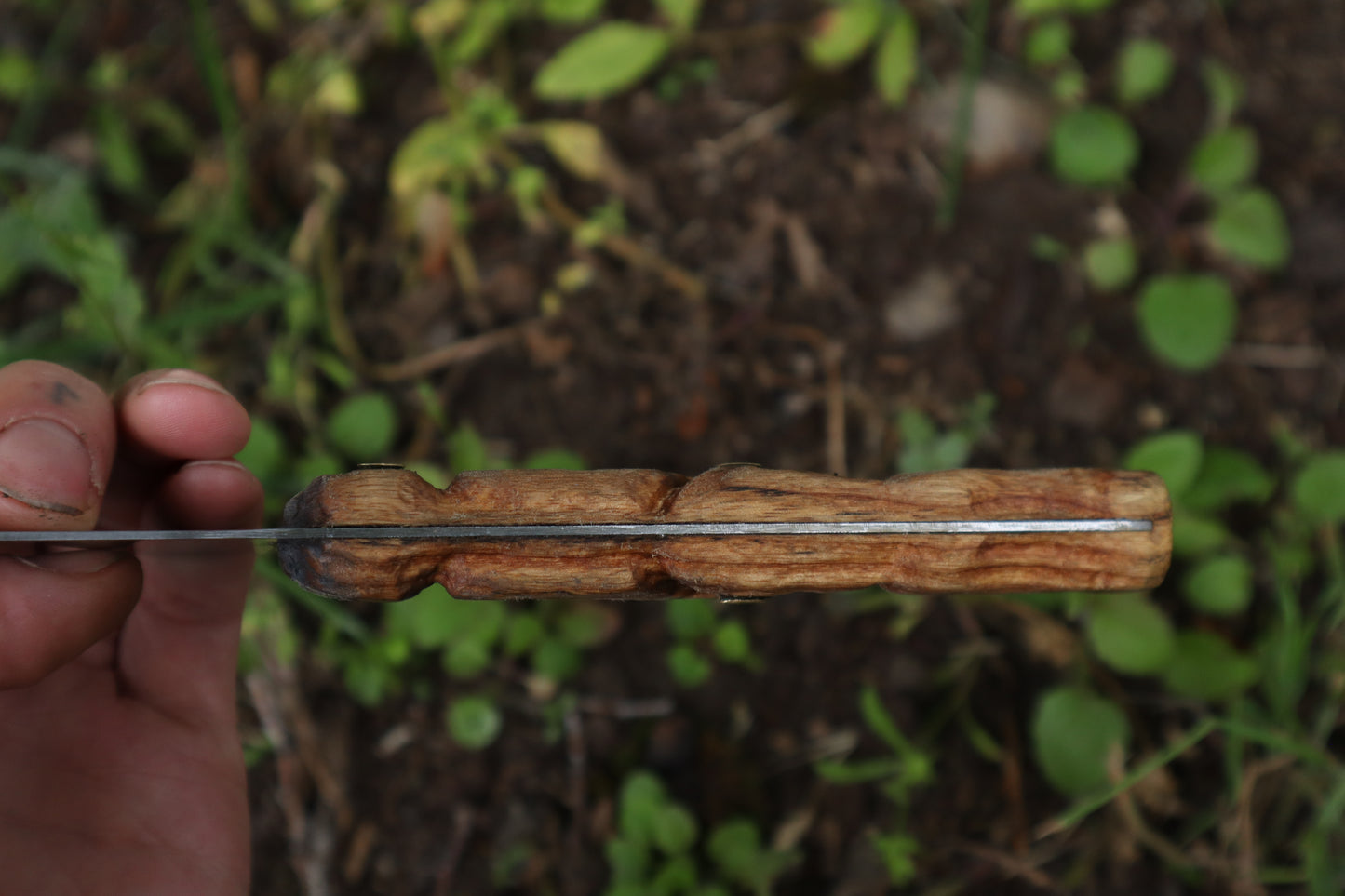 Reserved For Chloe - Black Bear Carved Kitchen Knife
