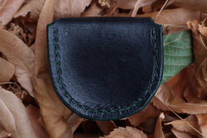 Mountain Lion Bone Divination Set - Jet Black and Forest Green