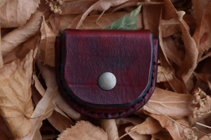 Mountain Lion Bone Divination Set - Burgundy and Jet Black