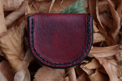 Mountain Lion Bone Divination Set - Burgundy and Jet Black