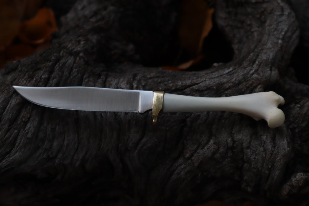 Reserved for Jules - Raccoon Femur Knife