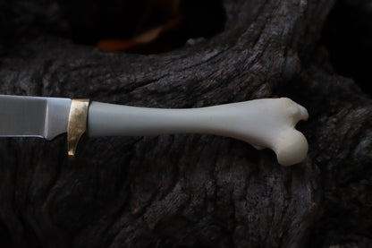 Reserved for Jules - Raccoon Femur Knife
