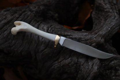 Reserved for Jules - Raccoon Femur Knife