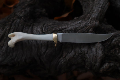 Reserved for Jules - Raccoon Femur Knife