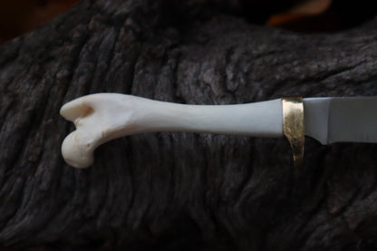 Reserved for Jules - Raccoon Femur Knife