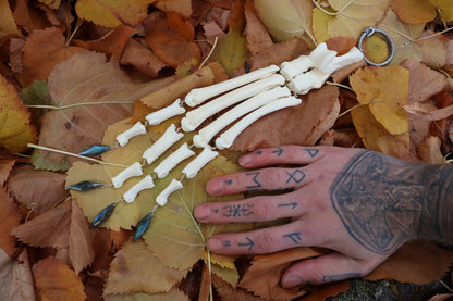 Fluid Mountain Lion Paw Articulation with Labradorite "Claws"