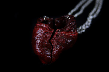 BFF Bobcat Heart Necklaces