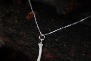Fluid Articulated Coyote Tail Necklace - .925 Sterling Silver
