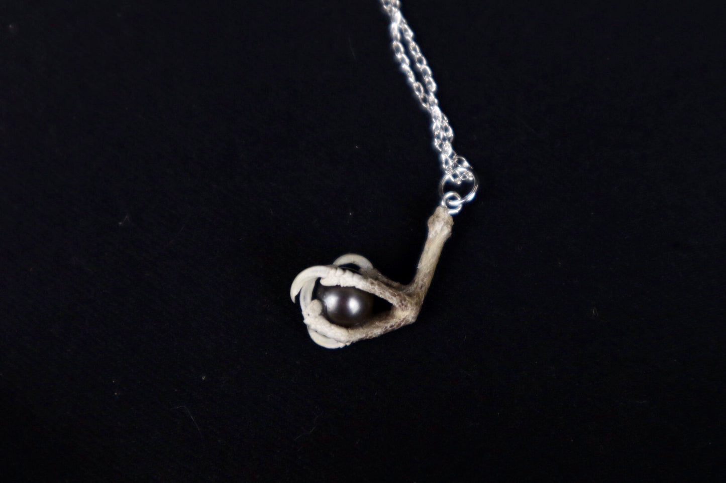 Clutched Pearl Necklace