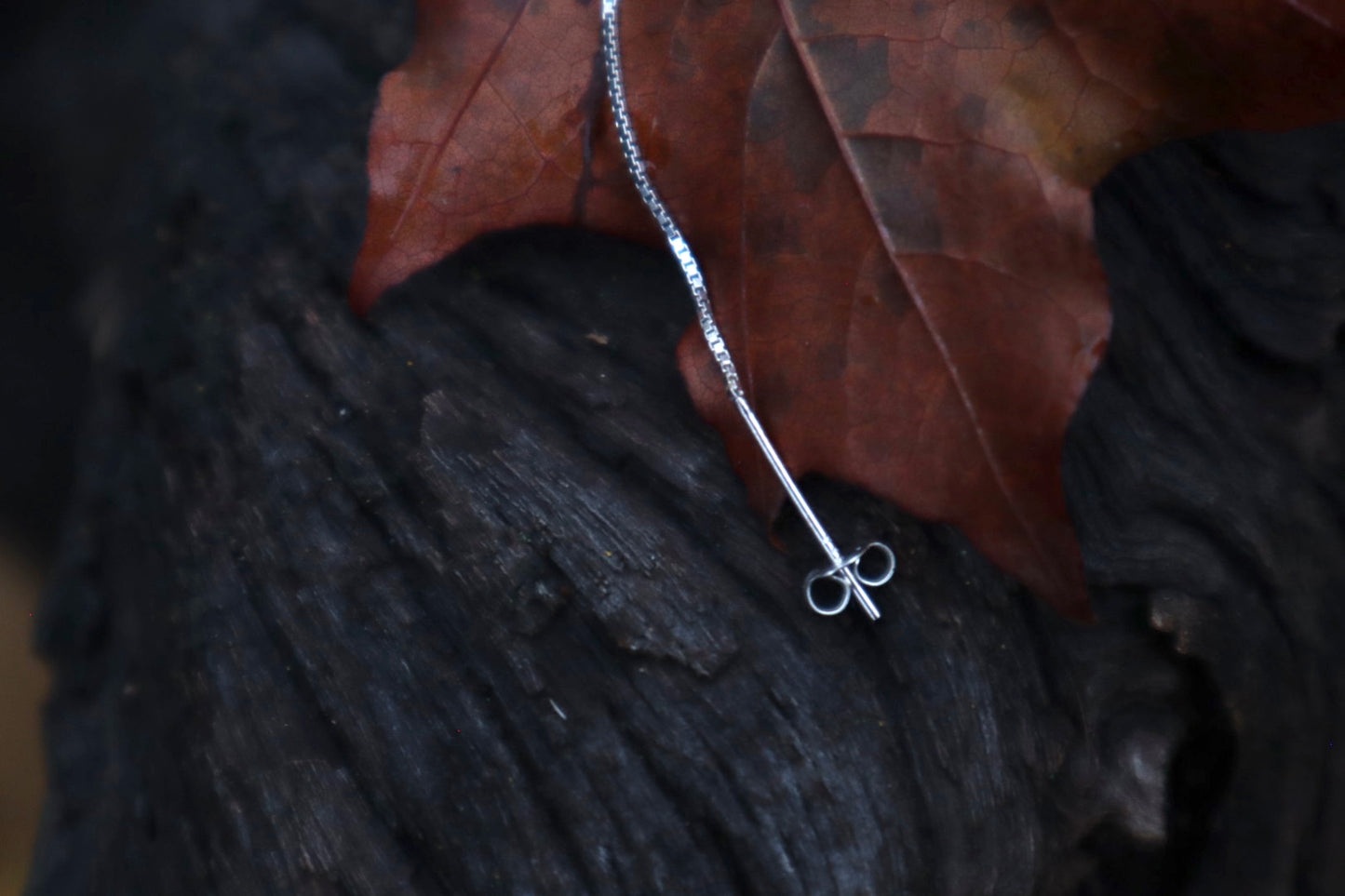 Polydactyl Cat Patella Earrings - .925 Silver