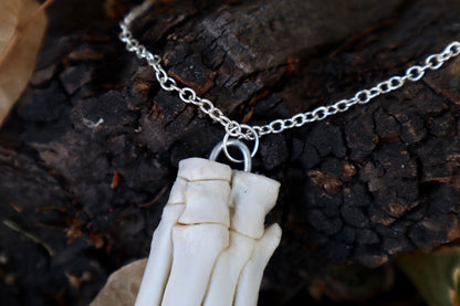 Reserved for Amanda - Articulated Bobcat Paw Necklace