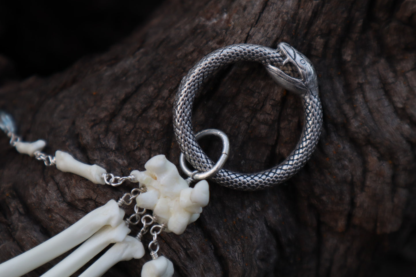 Reserved for Katie - Fluid Red Fox Paw Articulation with Blue Topaz “Claws”