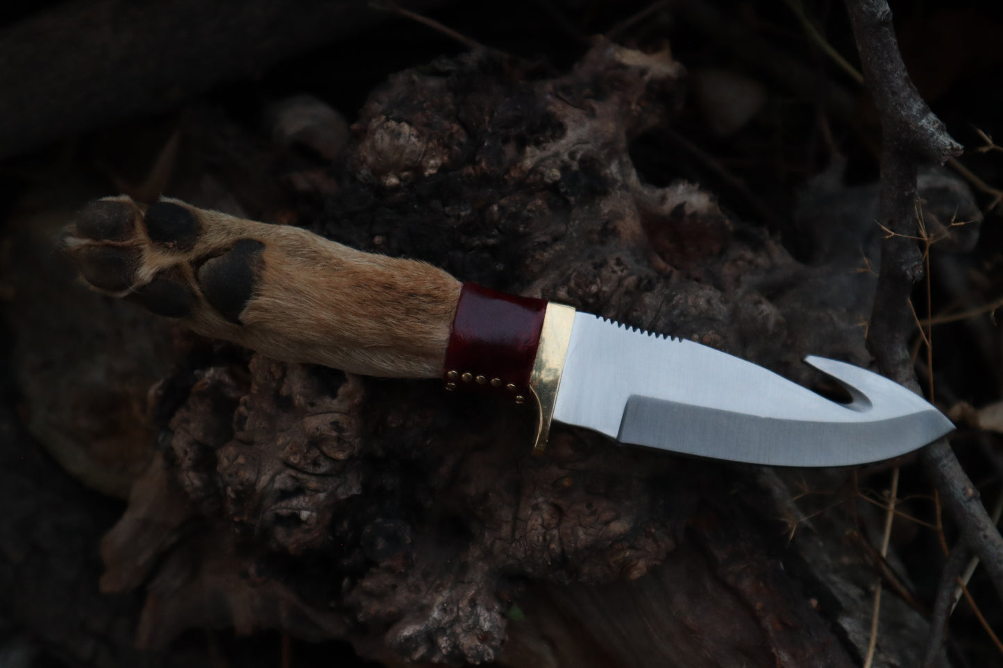 Reserved for Kat - Coyote Paw Knife