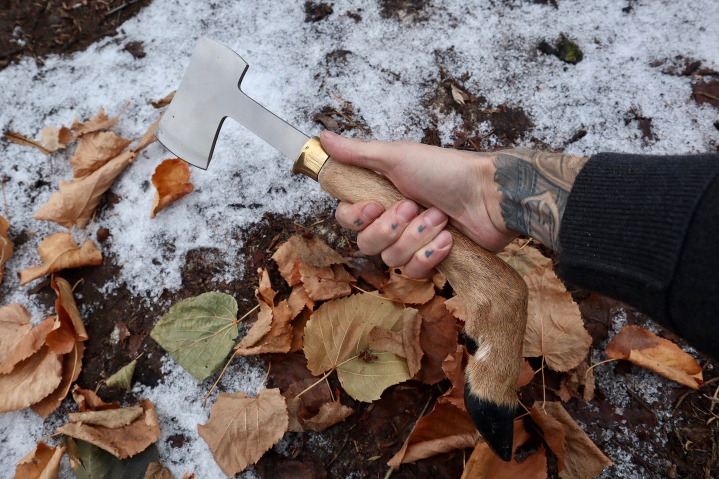 Whitetail Deer Hoof Hatchet
