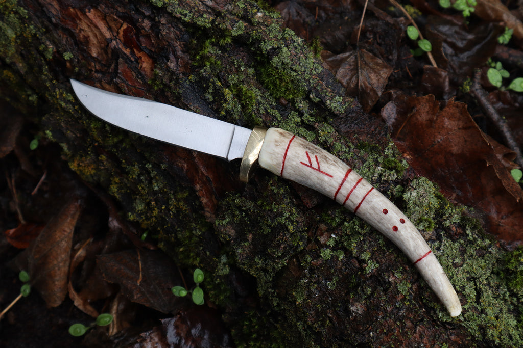 Reserved for stoner.witches - Whitetail Deer Antler Foraging Knife