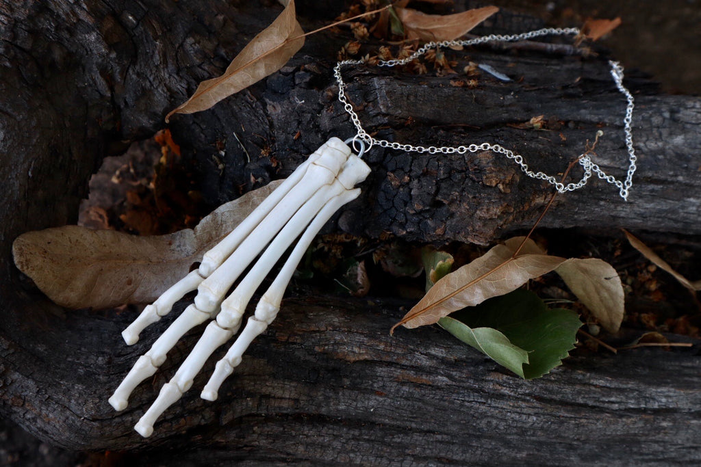 Reserved for Amanda - Articulated Bobcat Paw Necklace