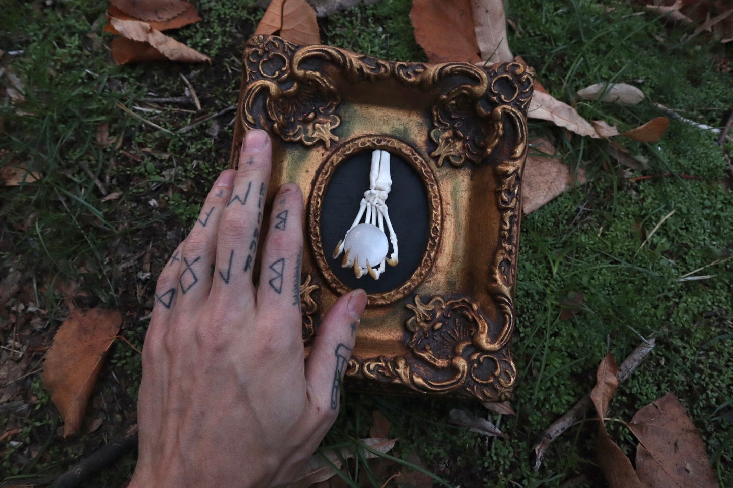 Raccoon Paw Articulation with Crystal Ball