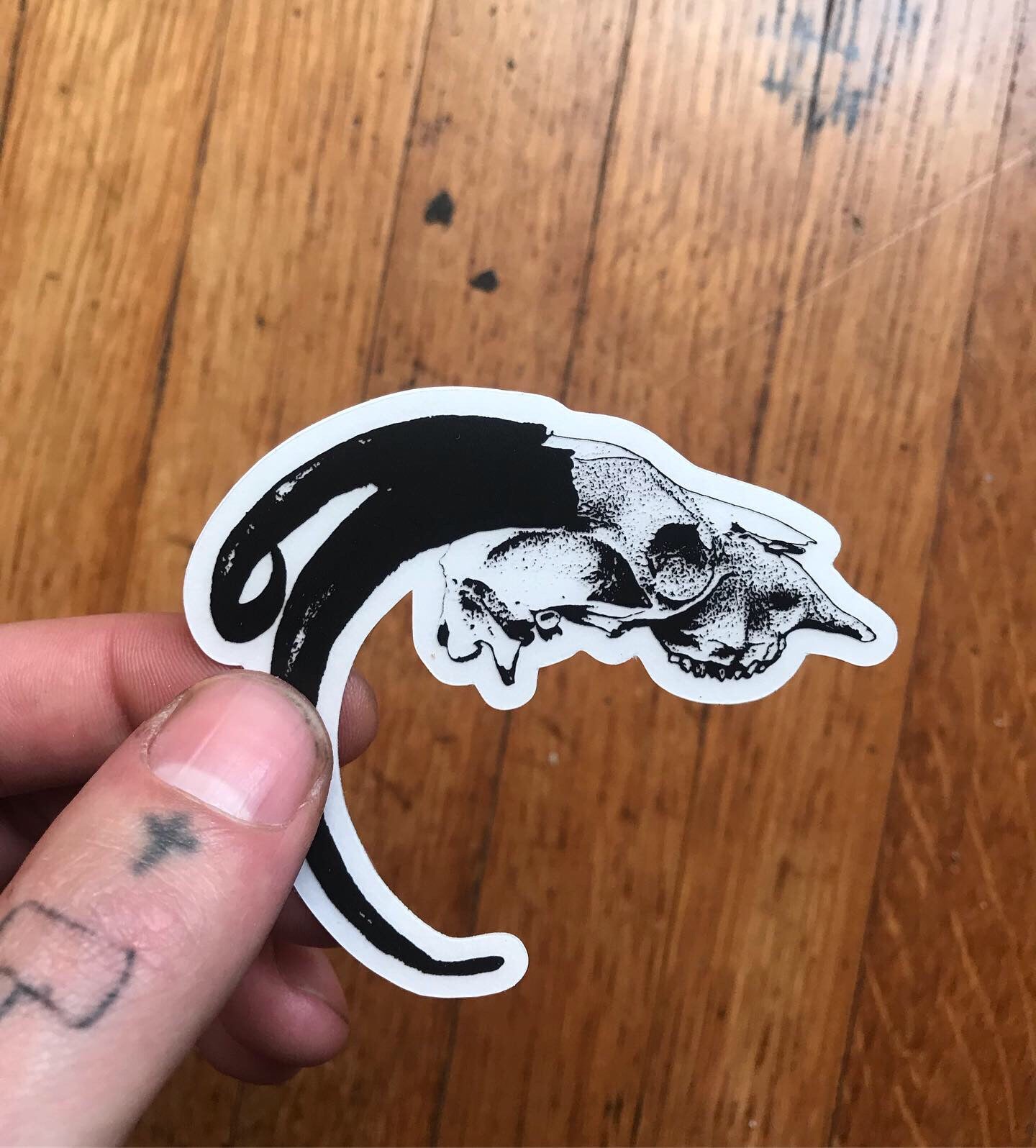 Goat Skull Sticker