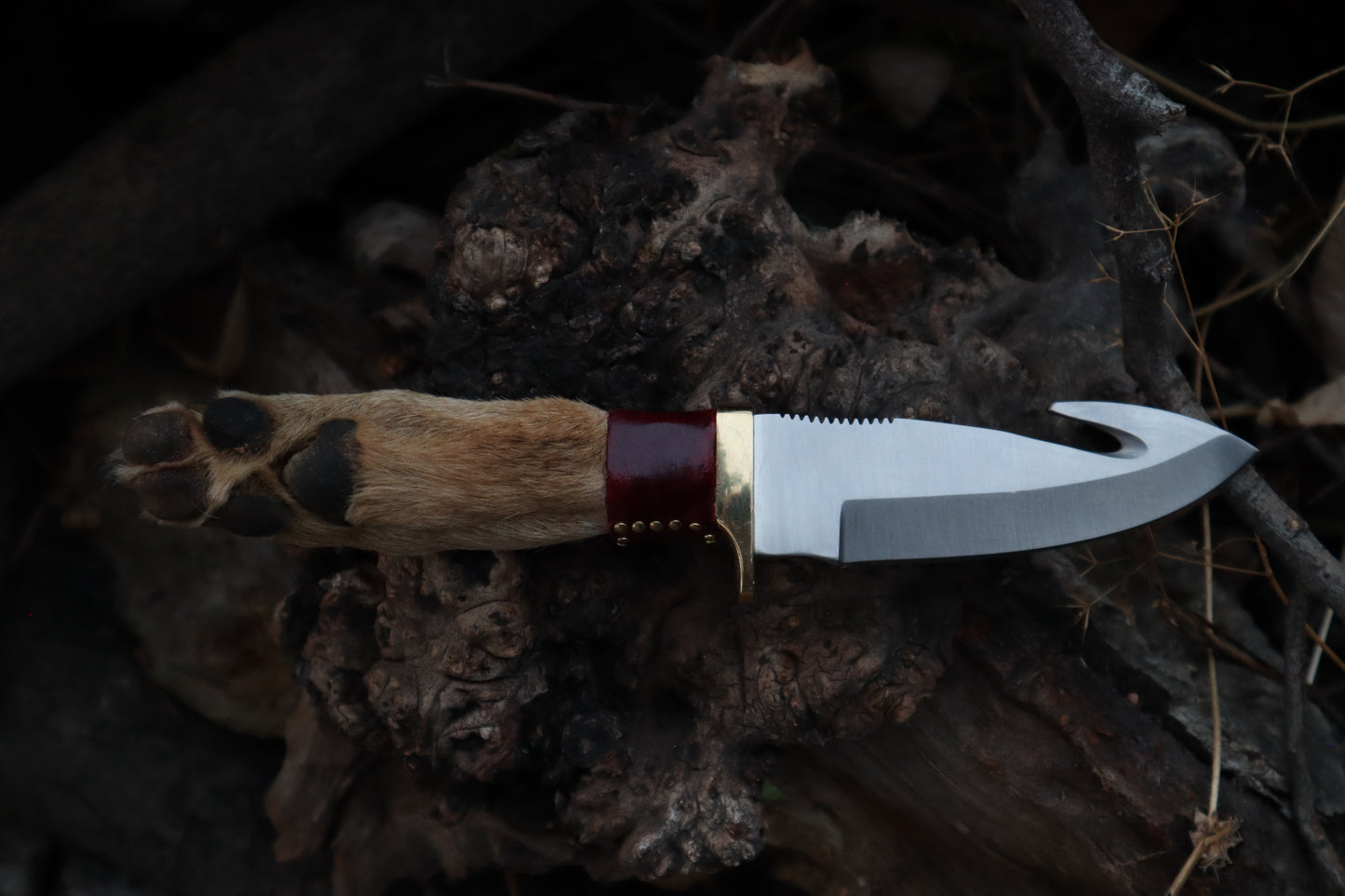 Reserved for Kat - Coyote Paw Knife