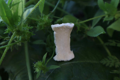 Gray Wolf Bone Monk Sculpture