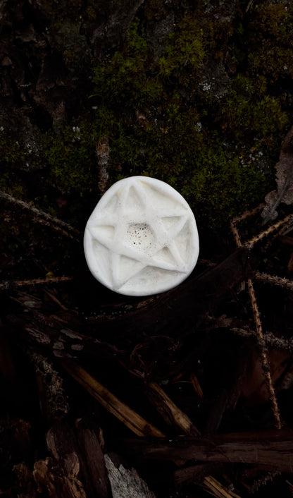Reserved for Lindsey - Elk Bone Pentacle