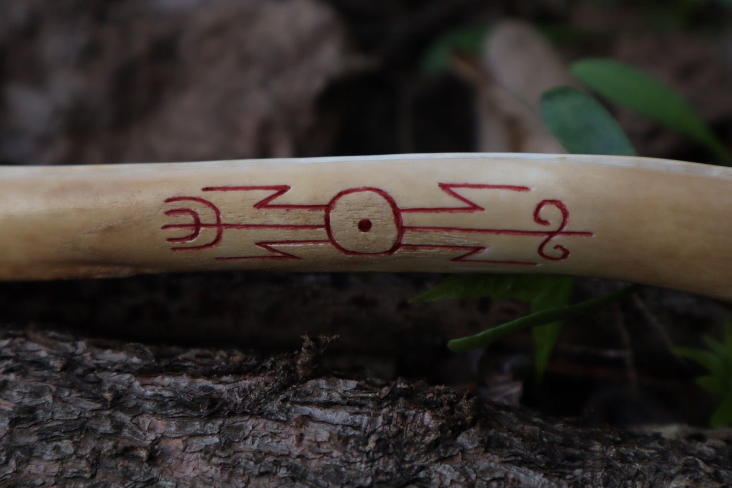 Reserved for Ganjre - Múspellzheimr German Shepherd Dog Femur Incense Holder