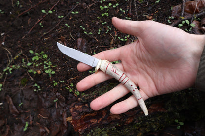 Reserved for stoner.witches - Whitetail Deer Antler Foraging Knife