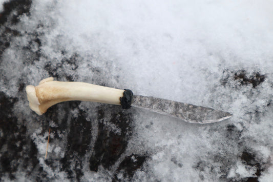 Reserved for Antoinette - Kitten Tibia Knife