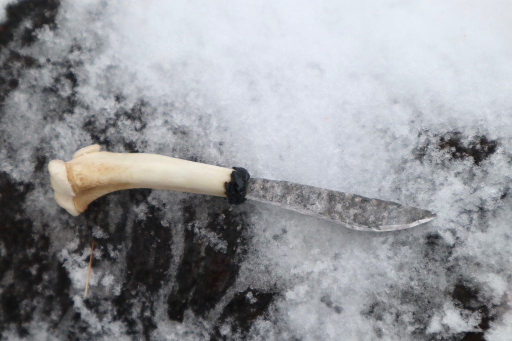 Reserved for Antoinette - Kitten Tibia Knife