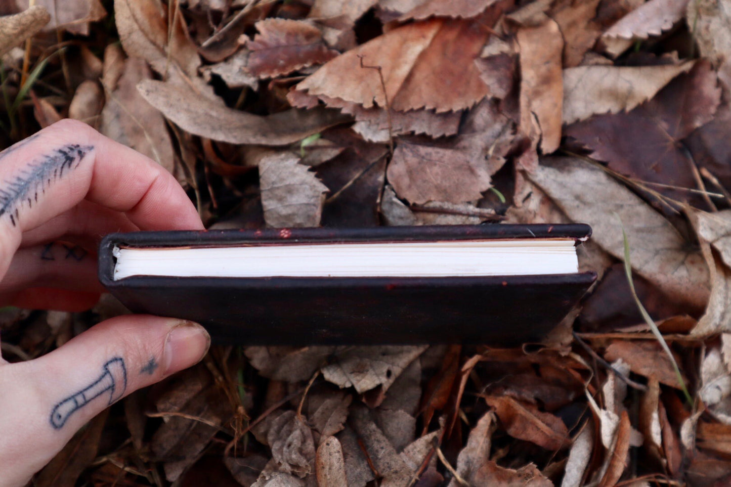 Gray Fox Leather Bound Journal