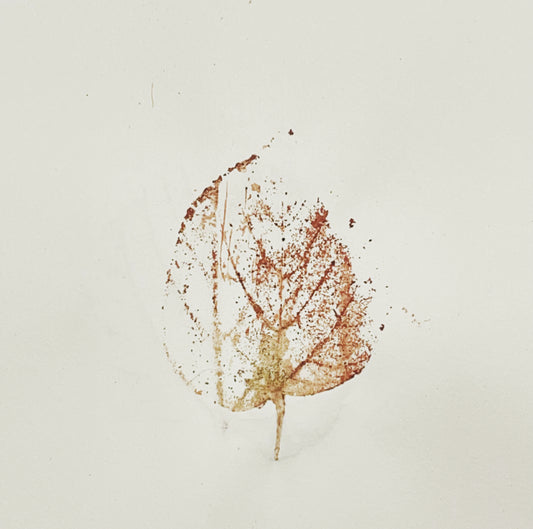 Reserved for Arianna - Gray Wolf Blood Bass Wood Leaf Print