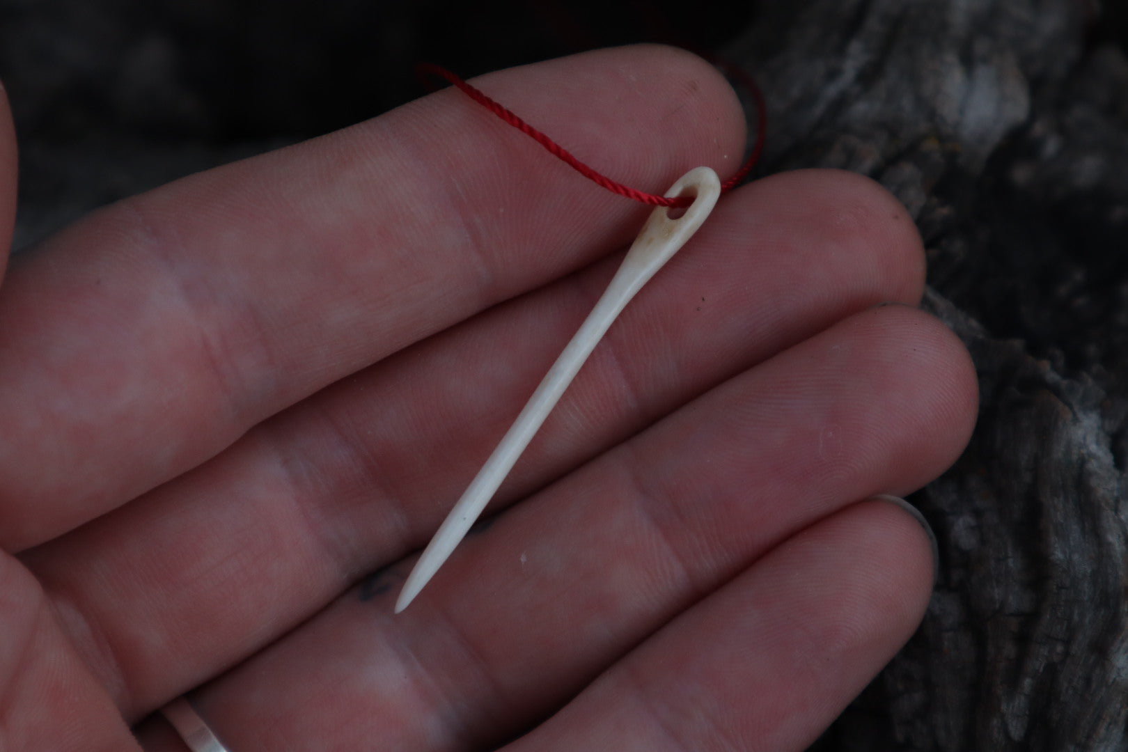 German Shepherd Bone Sewing Needle