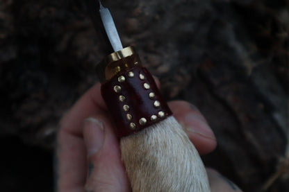 Reserved for Kat - Coyote Paw Knife
