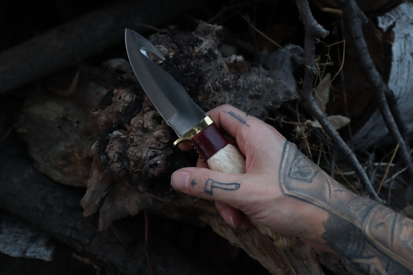 Reserved for Kat - Coyote Paw Knife