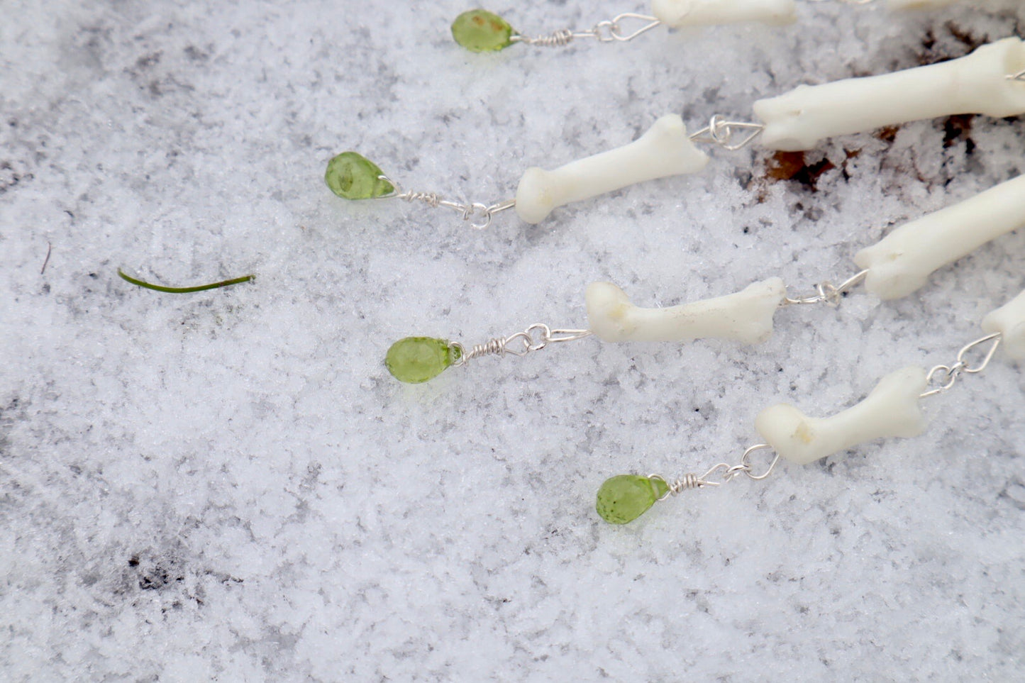 Fluid Bobcat Paw Articulation with Peridot “Claws”