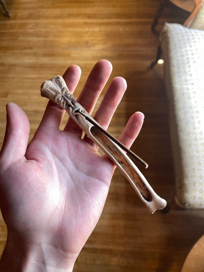 Reserved for Jessie - German Shepherd Bone Forest Spirit Incense Burner