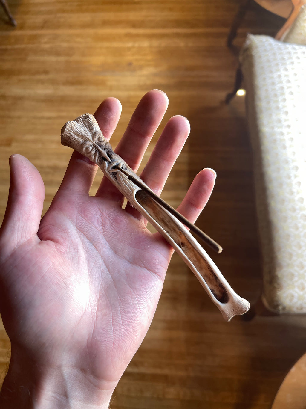 Reserved for Jessie - German Shepherd Bone Forest Spirit Incense Burner