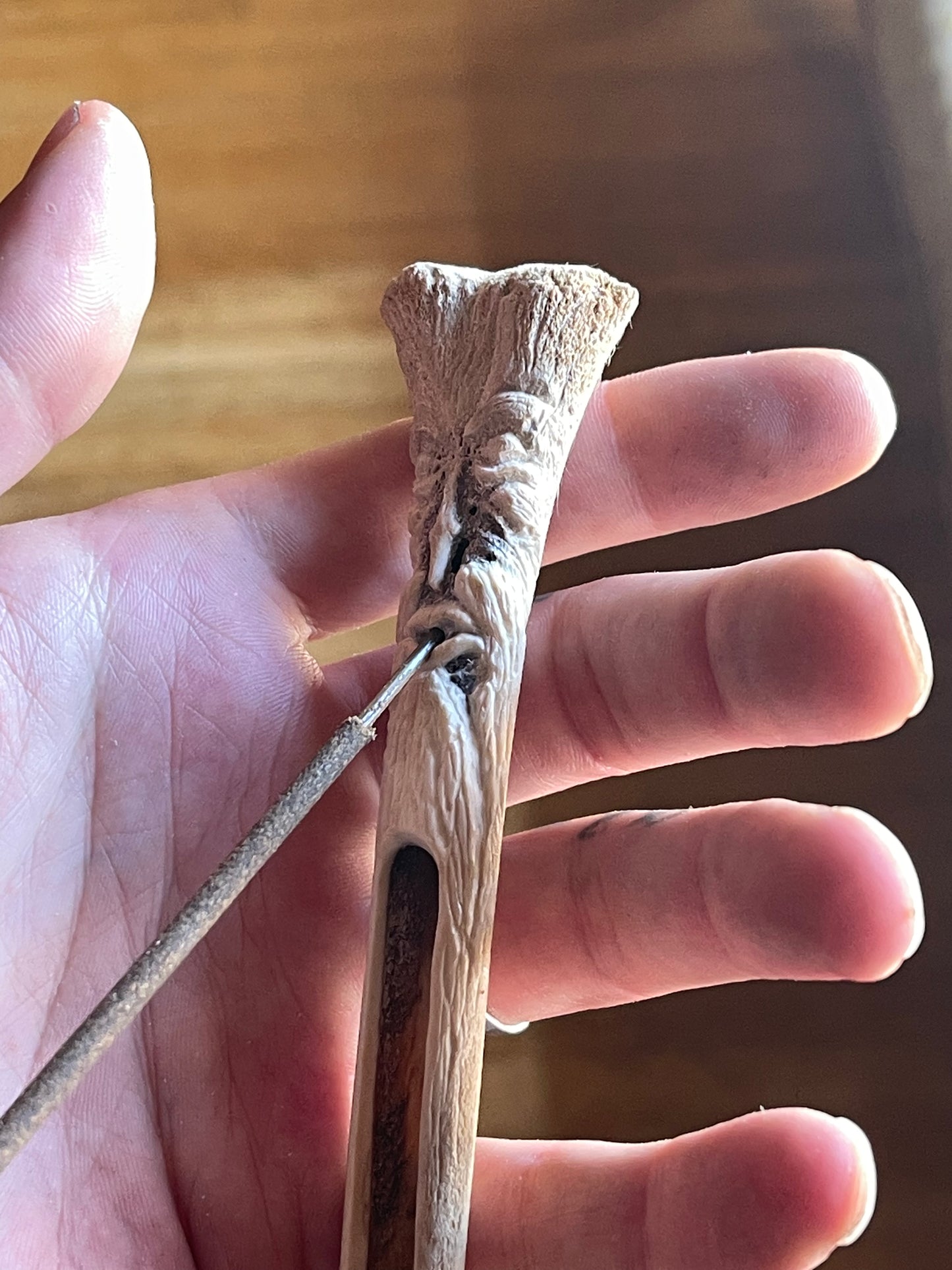 Reserved for Jessie - German Shepherd Bone Forest Spirit Incense Burner
