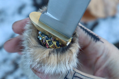 Bobcat Paw Knife