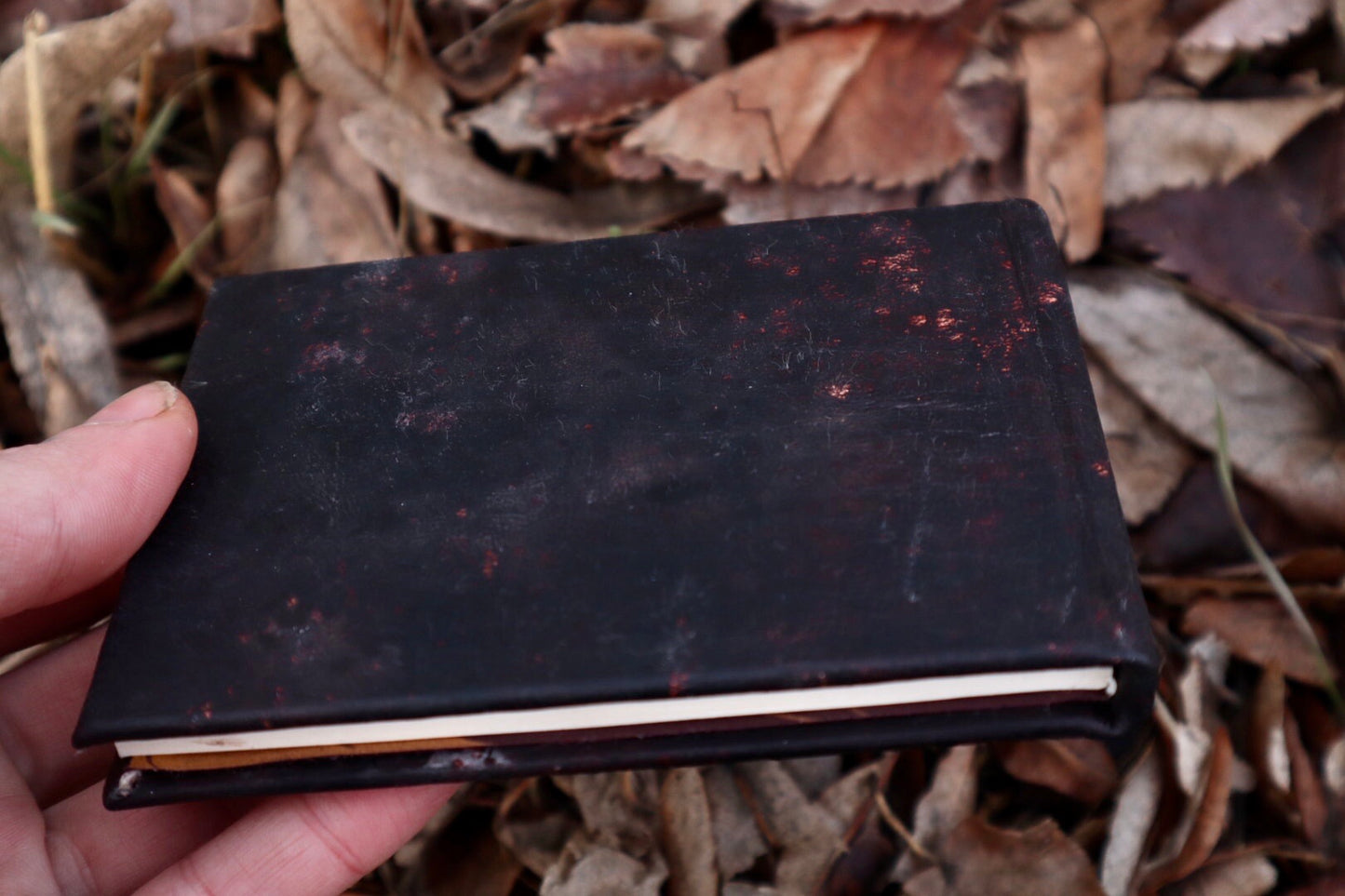 Gray Fox Leather Bound Journal