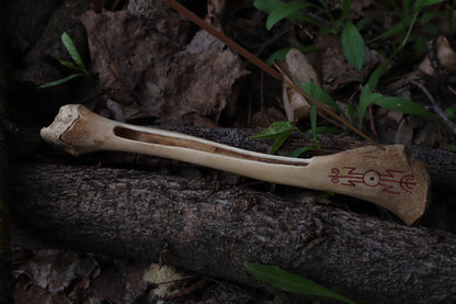 Reserved for Chelsea - Múspellzheimr German Shepherd Dog Tibia Incense Holder