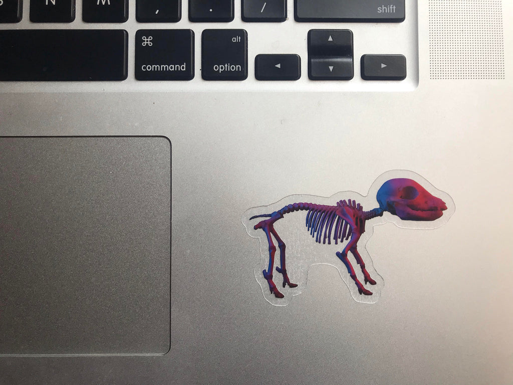 Neon Piglet Sticker